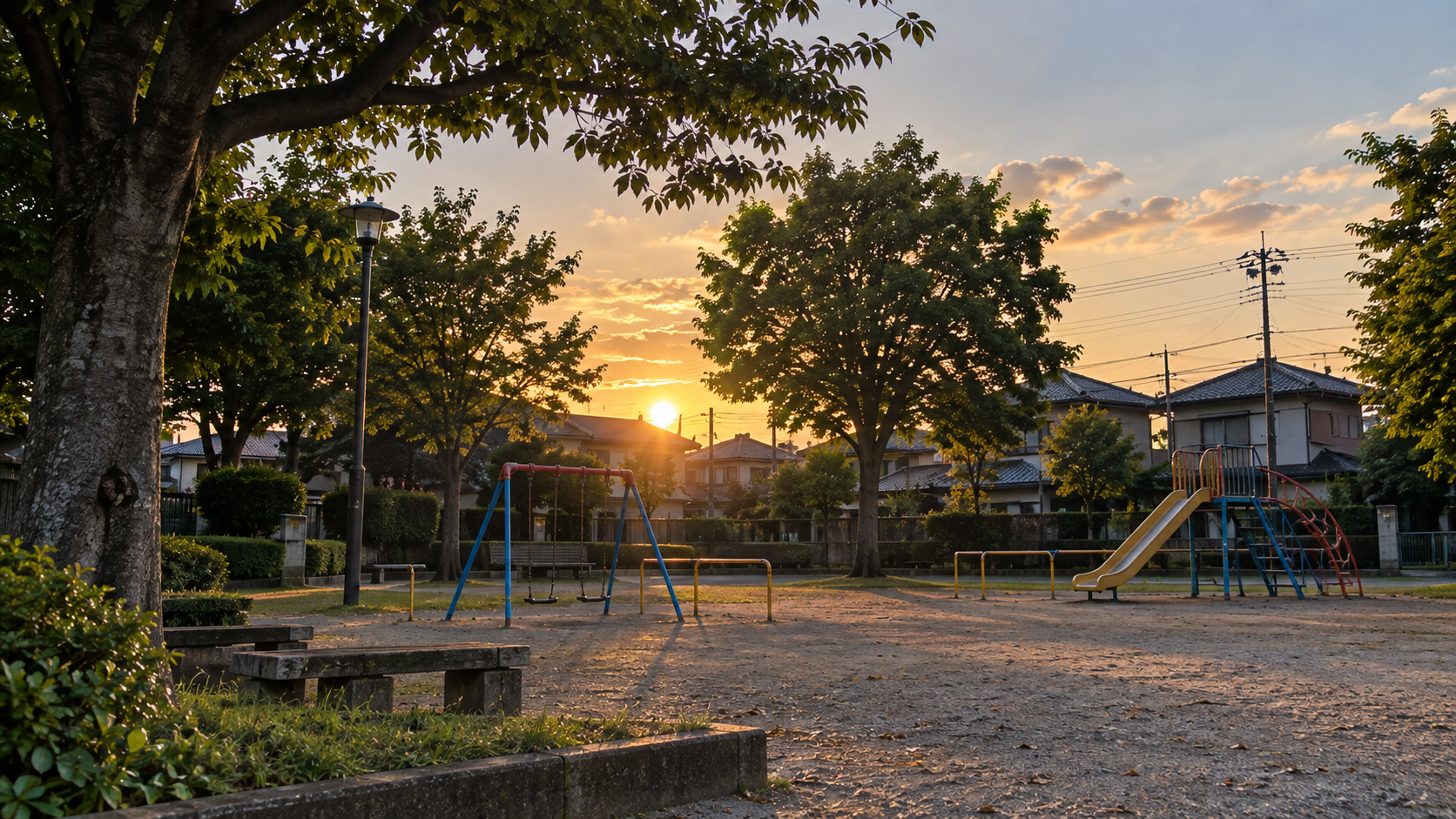 昔よく遊んでいた公園に、久しぶりに行ってみた。