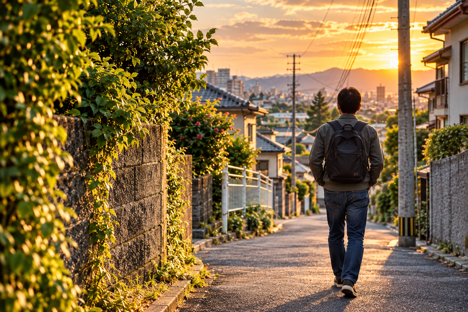大人になってから、いつもと違う道を歩いてみた。